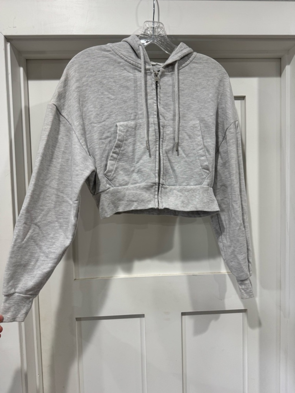 Garage Light Gray Zip-Up Hoodie